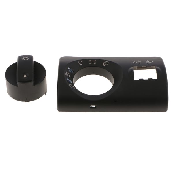 

2 pieces headlight fog light control switch panel repair kit cover for audi a6