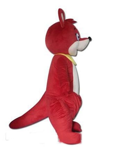 2019 Fábrica venda tamanho quente Kangaroo Mascot Costume Adult festa de Halloween Natal trajes carnavalescos dos desenhos animados de transporte rápido livre