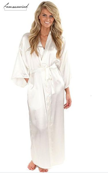 

женщины пижамы silk satin длинные кимоно невесты мантия невесты robe feminino банный халат большой пеньюар femme sexy халат, Black;red