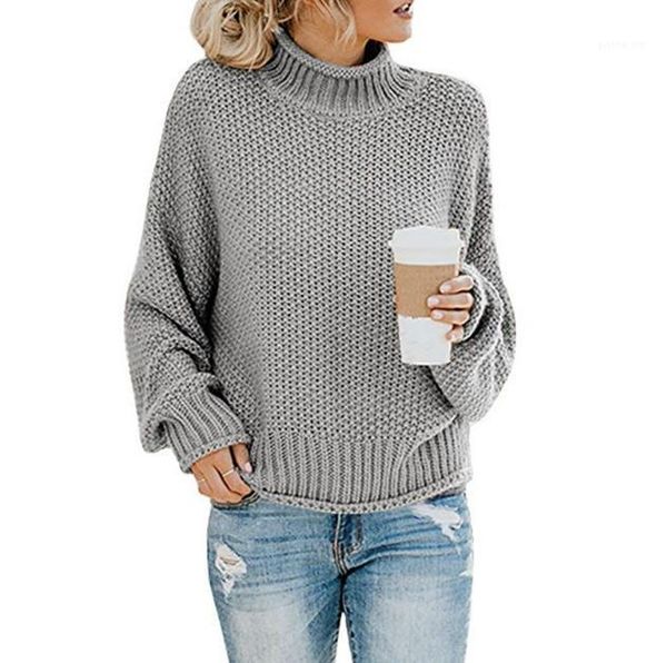 

color sweater batwing sleeve high collar fashion spring autumn clothes womens casual sweater womens designer solid, White;black