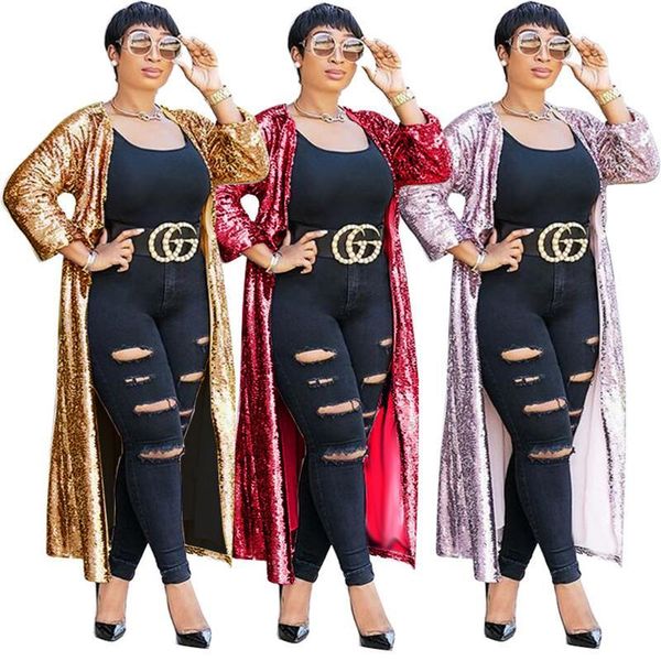 

cardigan designer womens outerwear loose half sleeve light color ladies cape female clothing plus size sequins, Black