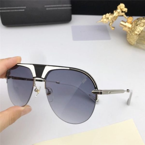 

women luxury designer sunglasses leisure most popular pilot vintage fashion brand design men sunglass challenger, White;black