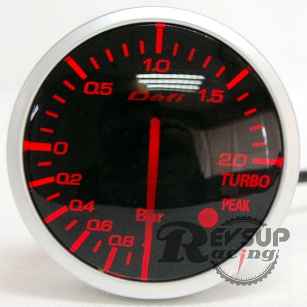 

red/white led 60mm defi advanced bf turbo gauge