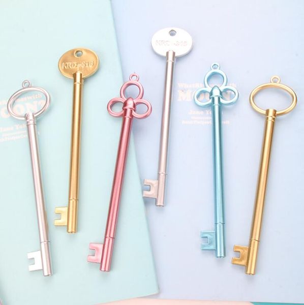 

golden key нейтральная pen творческий kawaii канцелярские товары ручки материал пластик управление школьные принадлежности papelaria детей п, Blue;orange