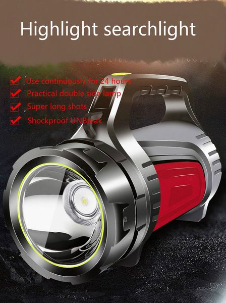 

strong flashlight rechargeable multi-function super bright portable searchlight special forces soldiers hunting outdoor home