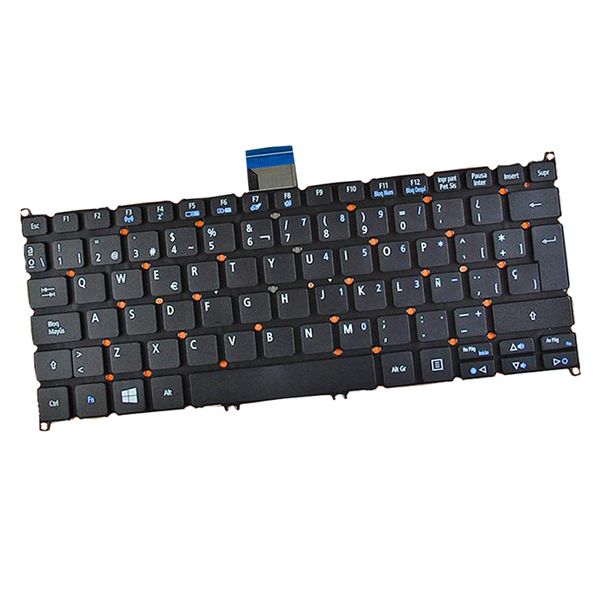 

клавиатура kit (испанский layout) замена совместимость с acer aspire v5-122, v5-122p, v5-132, 132p, v13, v3-371, e11, e3-112, e3-111