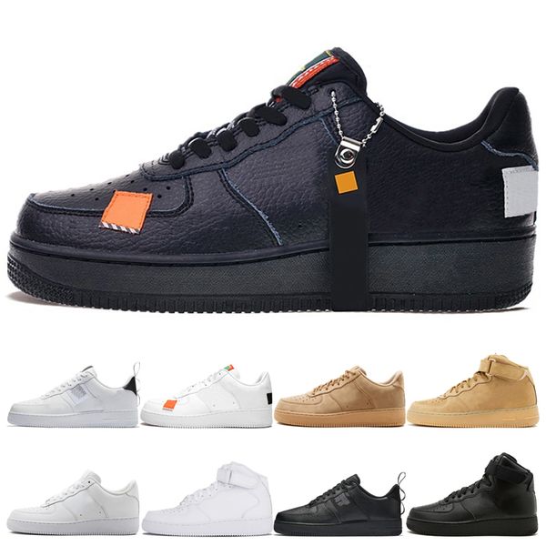 

triple high black white wheat men women sports sneakers 2019 low orange utility white black pack white skate sport shoes 36-45