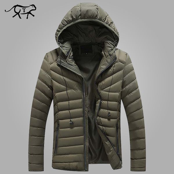 

new brand winter jacket men clothes 2018 casual stand collar hooded collar fashion winter coat men parkas outerwear warm -4xl, Tan;black