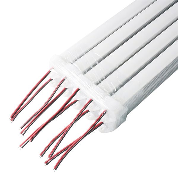 

7020 smd led rigid bar light 50cm 36led strip with aluminum profile long lamp kitchen light under the cabinet light