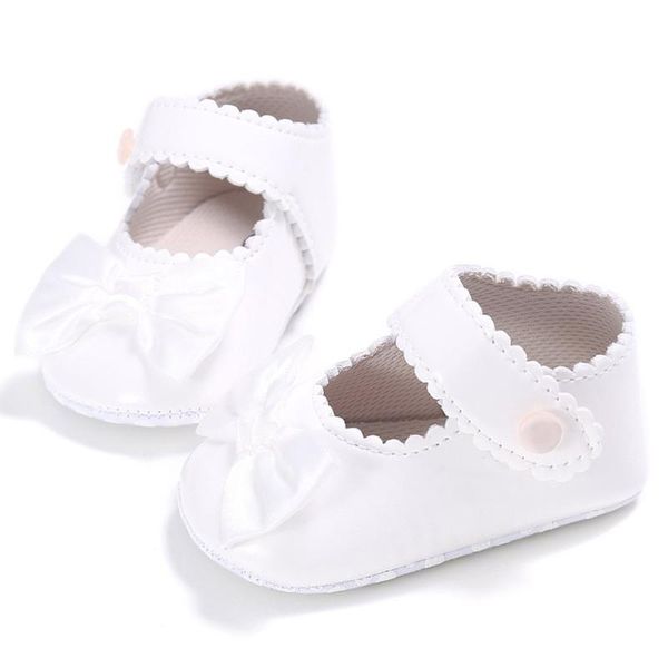 

outad infant baby shoes girls moccasin pu leather princess mary jane shoes soft sole bowknot toddler first walkers new