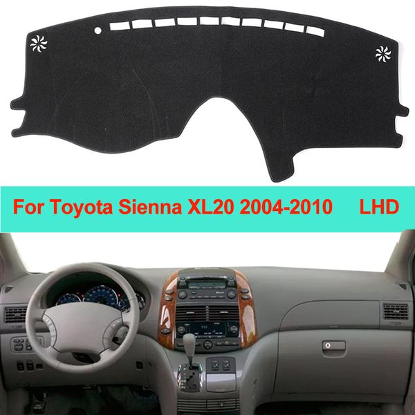 

car inner dashboard cover dash mat carpet cushion sun shade dashmat for sienna xl20 2004 2005 2006 2007 2008 2009 2010