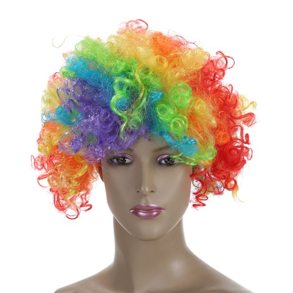 

clown wig cosplay short perruque animation cosplay peruca synthetic clown black wig masquerade costume cosplay bea077
