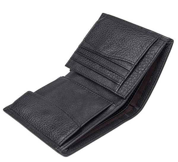 

designer-short leather wallet vintage leather wallet upright pocket coin bag wallet, Red;black