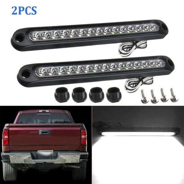

2pcs truck trailer light bar reverse backup lamp brake steering taillight 15led durable and practical to use