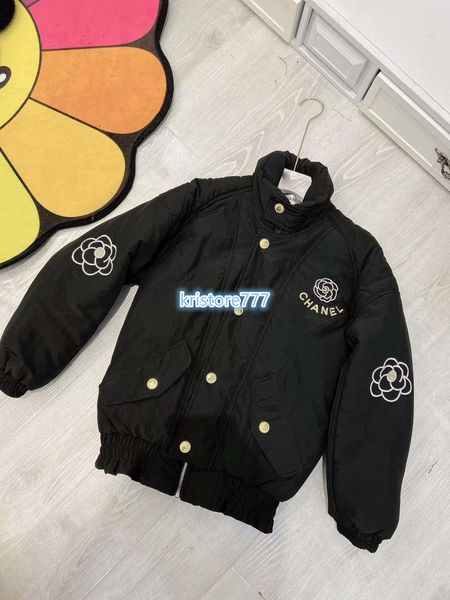 

women vintage luxury design oversized camellia print jackets cotton padded coats high end girls runway shirt short bomber with buttons, Black;brown