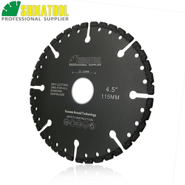 

shdiatool 1 pc vacuum brazed diamond cutting disc multi purpose saw blade cast iron rebar aluminum plastic steel metal concrete