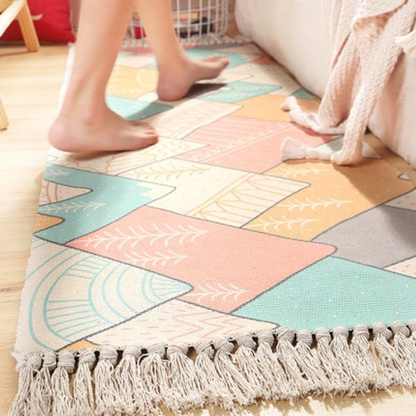 

paysota bedside carpet rectangular bedroom non-slip mat