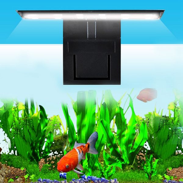 

eu plug 12 led aquarium lamp fish tank clamp clip water plant grow white color lighting