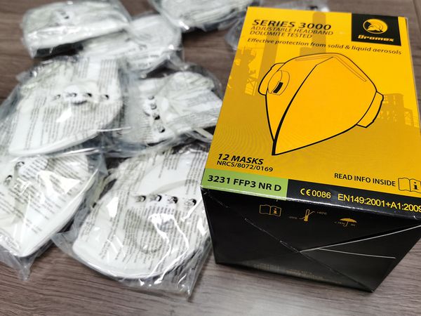 

2020 горячая распродажа 1шт дымка защитная маска респиратор пылезащитный рот-муфель унисекс n99 atex ffp3 лучше, чем n95