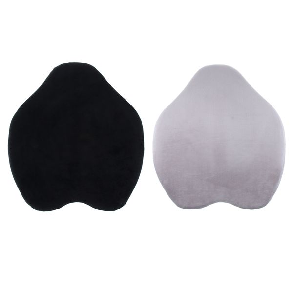 

driving car seat soft memory foam lumbar support back massager waist cushion pillow with velvet washable cover adjustable strap