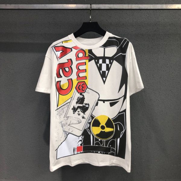 

Mens Designer T Shirts Japanese High Street Fashion Brand CAV EMPT Men Casual Comic Printing Short Sleeves C.E CAV EMPT GRASP TEE