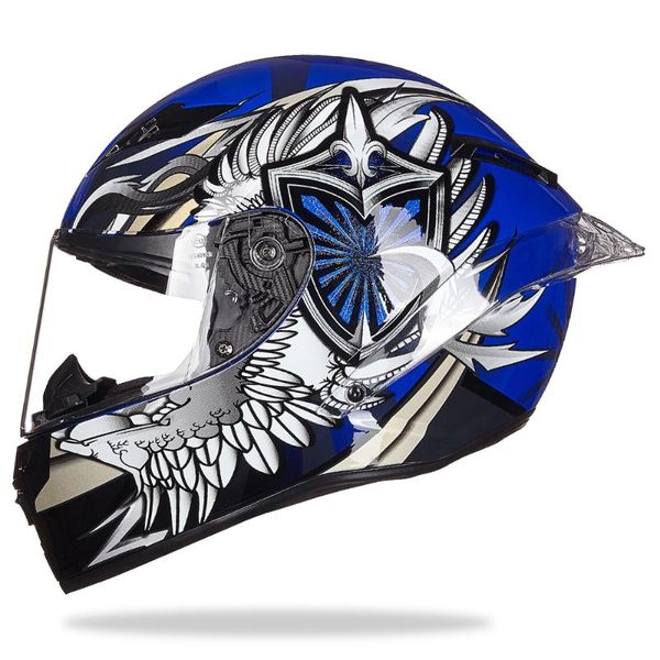 

riding tribe motorcycle helmet men full face helmet moto riding abs material motocross motorbike casco moto