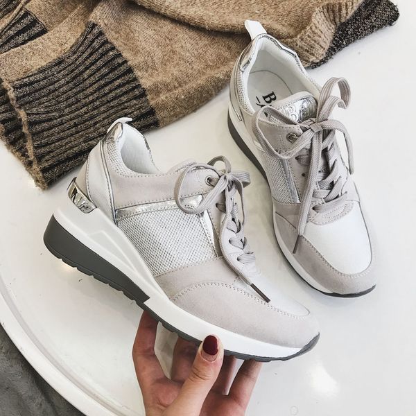 

2020 wedge sneakers shiny bling design autumn winter elegant women shoes platform fashion woman new brand casual style y200424, Black