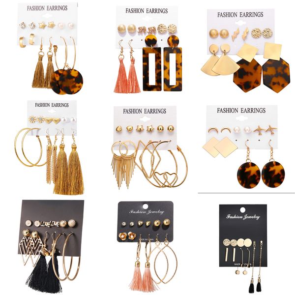 

fashion new design long tassel earrings ladies and girls 2019 bohemian flower heart pendant fashion fabric women jewelry, Silver