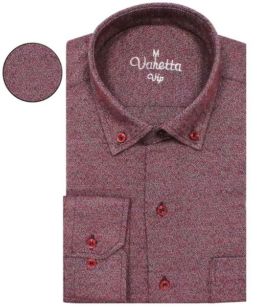 

varetta-wide cut burgundy shirt, White;black