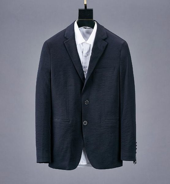 

2019 new pf92342 autumn mens fashion brand blazer british's style business casual slim fit suit jacket male blazers men coat, White;black