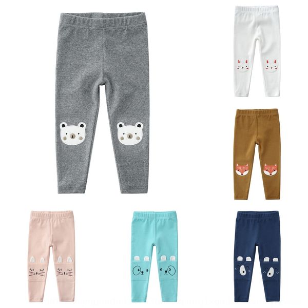 

minizone tight casual children's wear girl's pants autumn casual pants fashionable elastic breathable leggings, Blue
