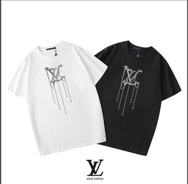 

дизайнер футболка hip hop мода мужчины женщины футболка с коротким рукавом известные торговые марки тис черный красный белый размер s-xl, White