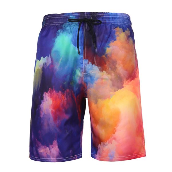 

board beach shorts men swimming shorts elastic surf mens swimsuits 3d print swimwear summer swim trunks quick dry sport