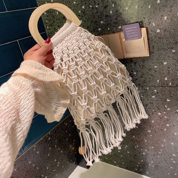 

женская соломенная кисточка crossbody сумки для женщин 2020 tote плечо сумка дамы ручной слинг роскошные сумки дизайнер