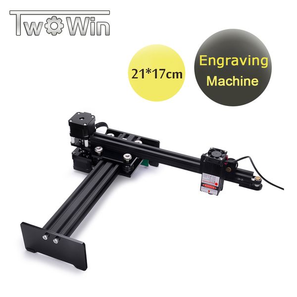 

diy desk500mw/2500mw laser engraving machine 17*21cm with protective goggles for gift cnc router new arrival