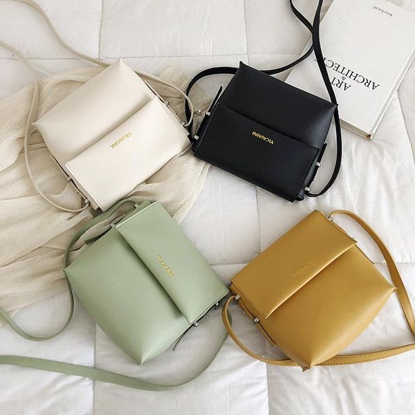 

2020 новый стиль простая мода кроссбоди художественная ретро квадратная сумка слинг