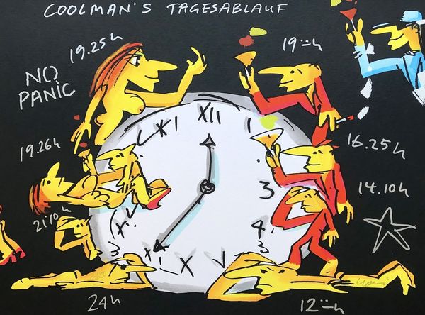 

coolman's tagesablauf home decor handpainted &hd print oil painting on canvas wall art canvas pictures 200223