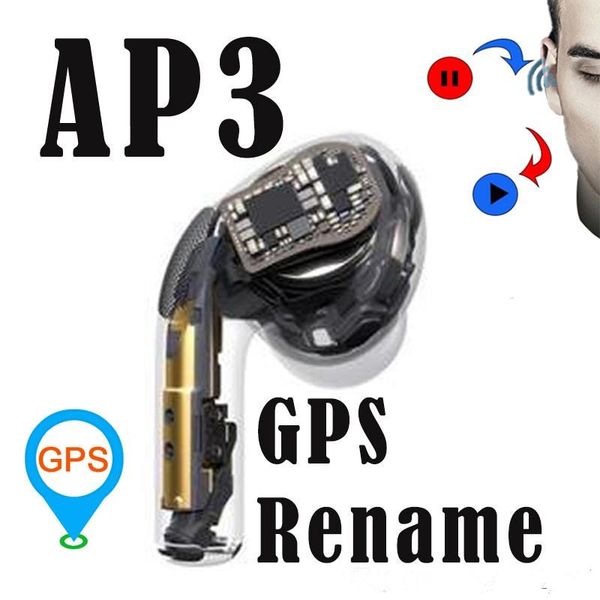 

Новейшая беспроводная зарядка H1 чипа АР3 Pro гарнитура Gen3 Bluetooth Наушники Авто кожур
