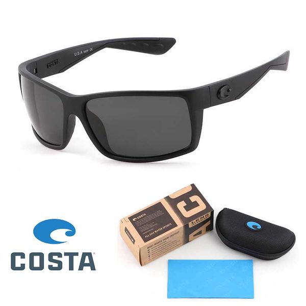 

COSTA Brand designer Reefton Sunglasses men women Fishing Cycling sports Summer Polarized TR90 Sun glasses Fashion Eyewear with Retail box