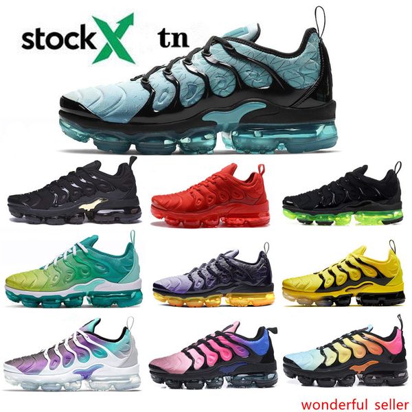 

2020 nik tn plus men designer trainers running shoes silver triple black white cool grey hyper violet grape men sports sneakers with