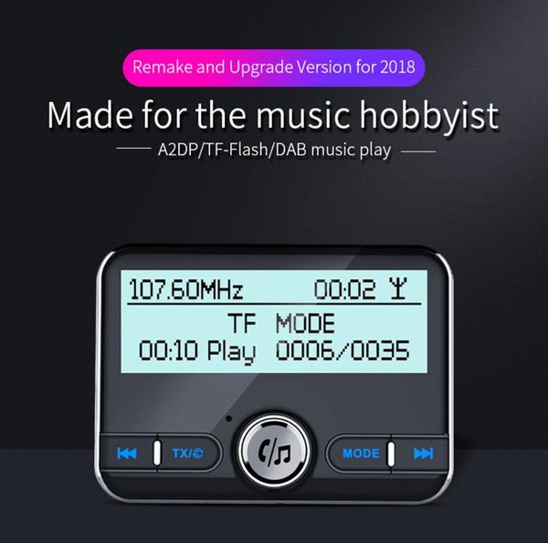 

автомобильный mp3-dab цифрового радио приемник bluetooth handsfree автомобильный fm-передатчик 2usb зарядное устройство версия bluetooth 4.2