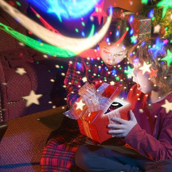 

led night light projector stars starry sky moon lamp battery usb kids gifts children bedroom decor projection lamp