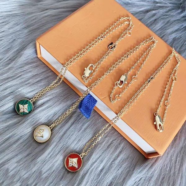

the new three-color optional four also change diamond-set fashion designer jewelry luxury designer jewelry women designer necklace, Silver