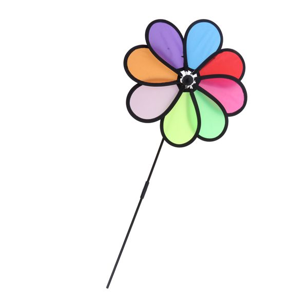 

30cm dia. colorful windmill pinwheel with handle party decor kid toy gifts