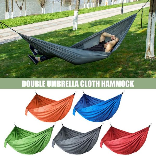 

открытый гамак портативный альпинизмом travel double person survival sleeping кровать гамак с планками карабины для кемпинга