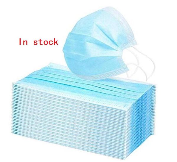 

disposable face mask non waven 3 layers anti-dust earloops masks anti pollution protective mouth masks ooa7711