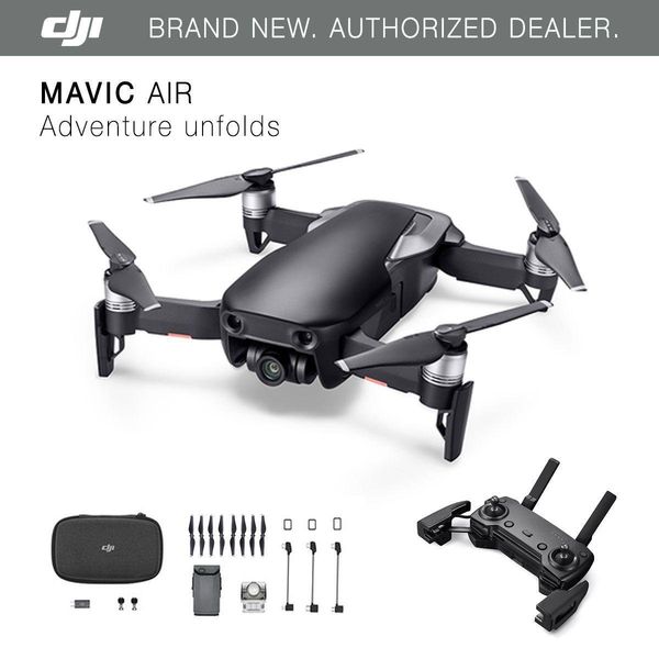 

2019 new dji mavic air onyx black drone 4k camera 32mp phere panorama