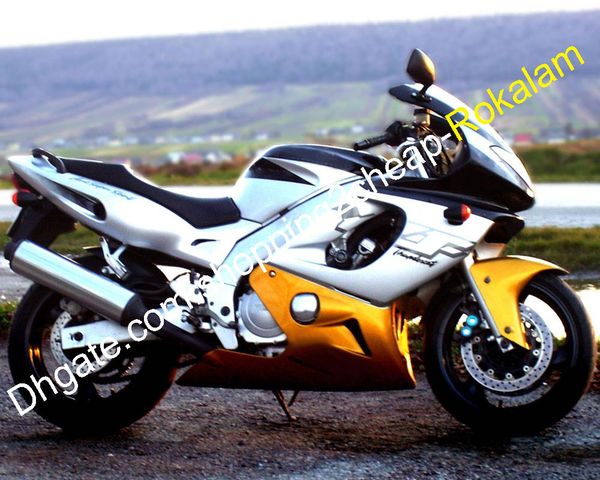 YZF600R 1997-2007 ABS Bodywork Sliver Ajuste Amarelo para Yamaha YZF600R Thundercat YZF 600 R Peças Spare Motorbike Kit de Aftermarket