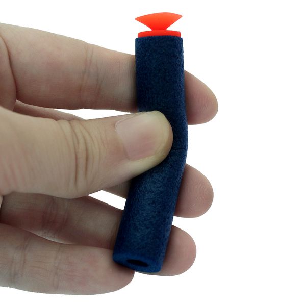 

100pcs for nerf bullets soft hollow hole head 7.2cm refill darts toy gun bullets for nerf series blasters xmas kid children gift