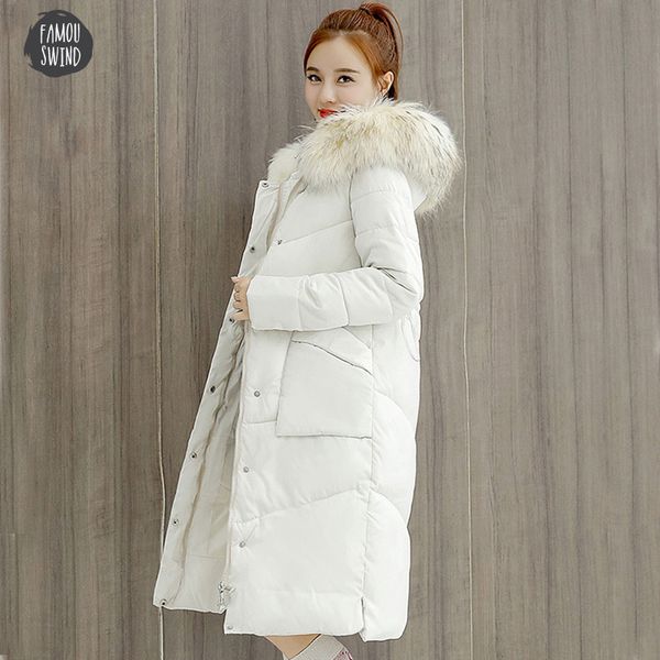 

for fashion women new fur length thickened fashion warm winter jacket coat new winter park in big fashion 6603 women, Black